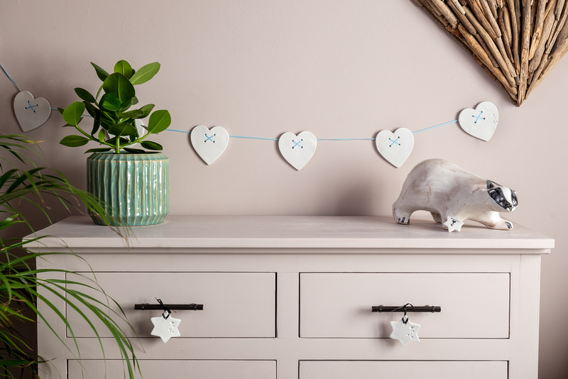 Sideboard With Garland